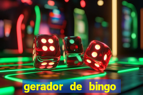 gerador de bingo cha de bebe